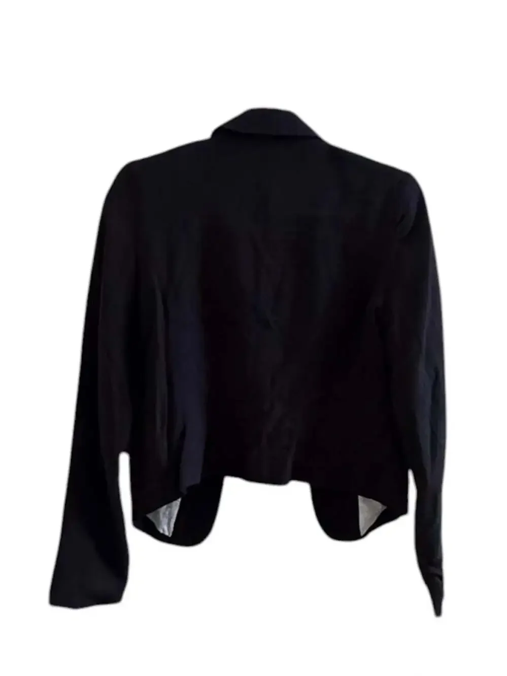 Apt. 9 Black Open Front Cropped Blazer